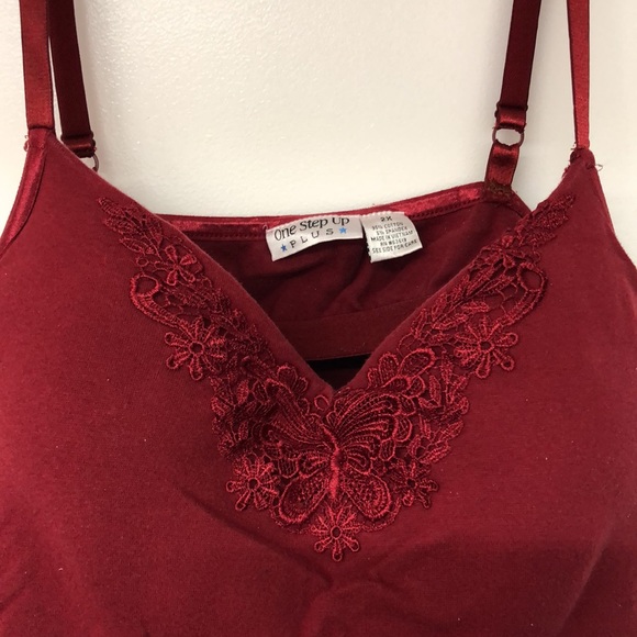 Camisole With Built In Underwire Bra 2X - Picture 2 of 4